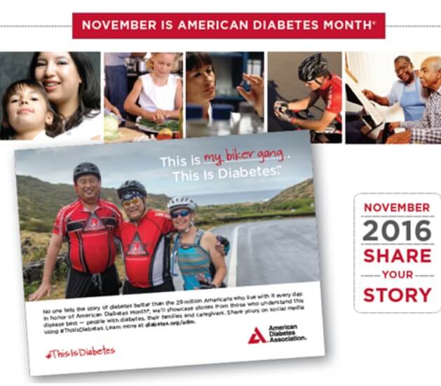 November american diabetes month sharing story image