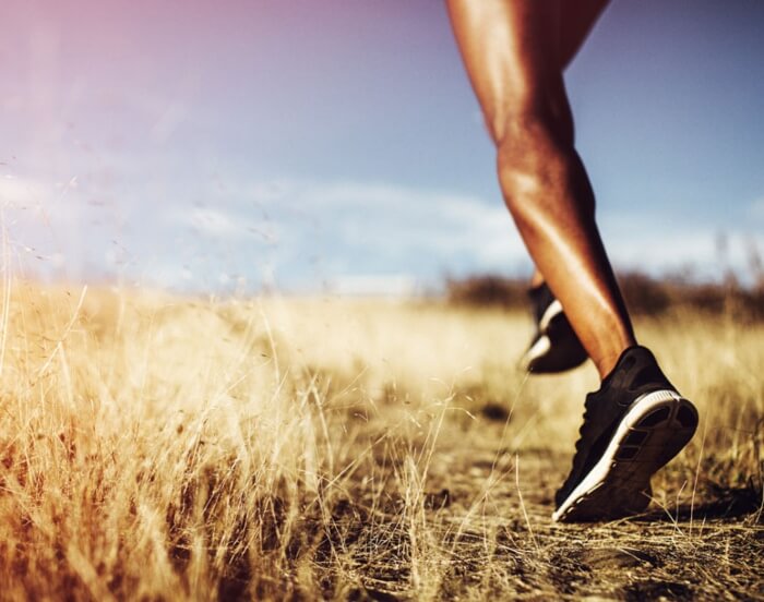 The guy Running With Venous Disease at Los Altos, CA